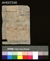 藏品(貼有台灣省博物館印花稅票之大林糖廠福利社之收據)的圖片